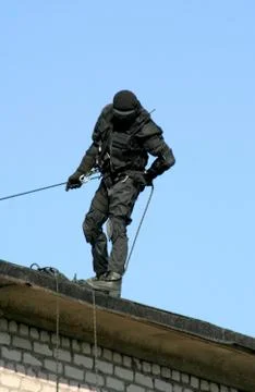 Special forces soldiers Stock Photos