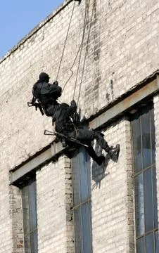Special forces soldiers Stock Photos