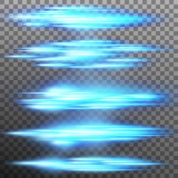 Special Light effect, flare, lighting isolated. EPS 10 vector Stock Illustration