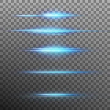 Special Light effect, flare, lighting isolated. EPS 10 vector Stock Illustration