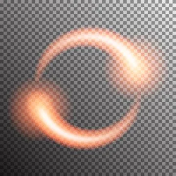 Special light flare effect Illustrazione stock