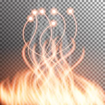 Special light flare effect Stock Illustration