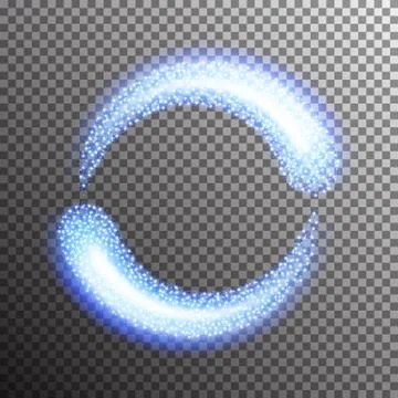 Special light flare effect Illustrazione stock