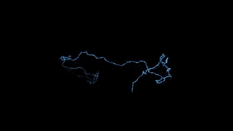 Special Lightning Magic Plasma Energy Surge VFX Overlay On Black Screen Stock Footage 339080931