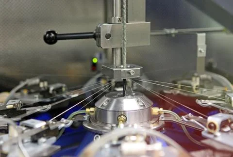 The special machine tool for a cable braid Stock Photos