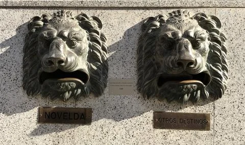 Special mailboxes in Spain Stock Photos