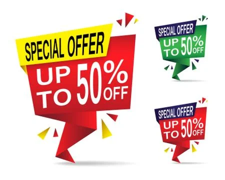 Special Offer up to 50% off -  Vector format Stock Illustration