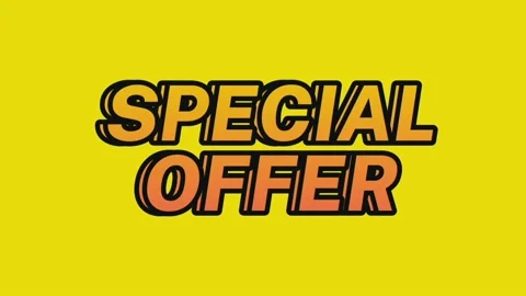 Special Offer Animation Stock Footage 159630760