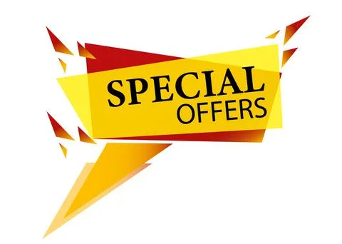Special offer banner, vector format  illustration. 스톡 일러스트