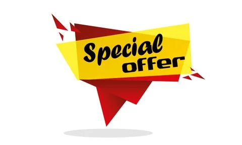 Special offer banner , Vector format, sales tags 스톡 일러스트