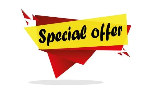 Special offer banner , Vector format 스톡 일러스트