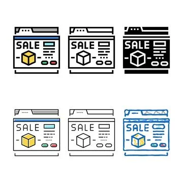 Special offer color icon vector looks Stock Illustration