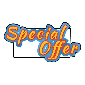 Special offer comics icon イラスト素材