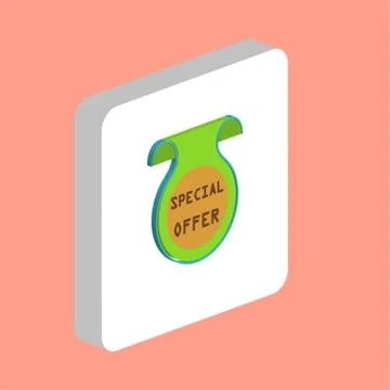 Special Offer computer symbol Stock Illustration