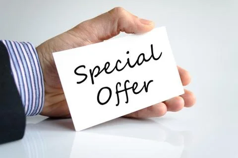 Special Offer Concept Stock Photos
