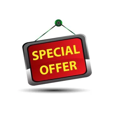 Special Offer icon button Stock Illustration