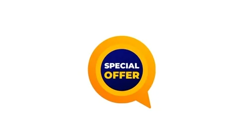 Special Offer Icon Stock Footage 336062098