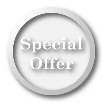 Special offer icon. Internet button on white background.. Stock Illustration