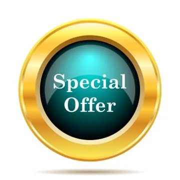 Special offer icon. Internet button on white background.. Stock Illustration