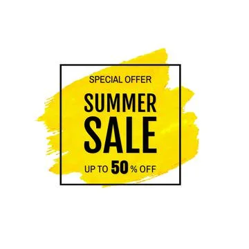 Special Offer Isolated White Background Illustrazione stock