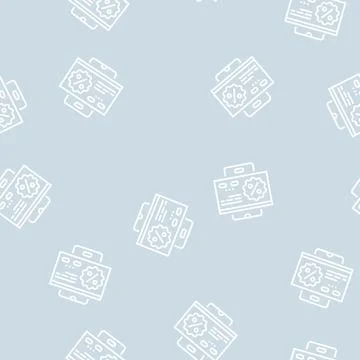 Special offer line seamless pattern Illustrazione stock