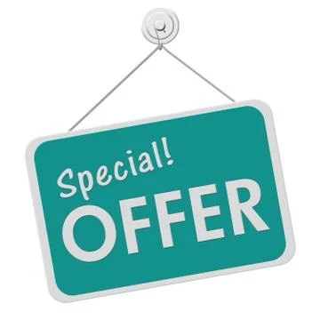 Special offer sign Illustrazione stock