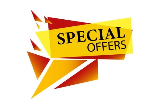 Special offer speech bubble. Vector illustration of a special offer label. 스톡 일러스트