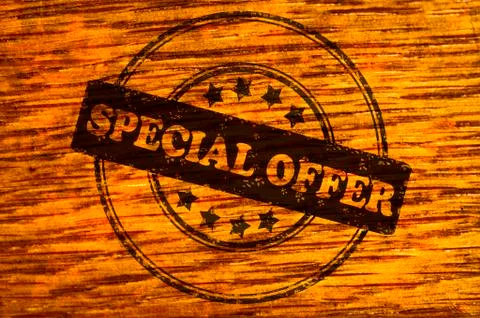 Special offer stamp Stock Illustration