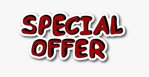 Special offer sticker. 스톡 일러스트