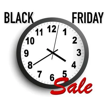 Special offer timer icon. Hourly chat message. Discount. Vector illustration Stock Illustration