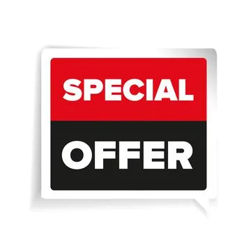 Special offer vetor label Stock Illustration