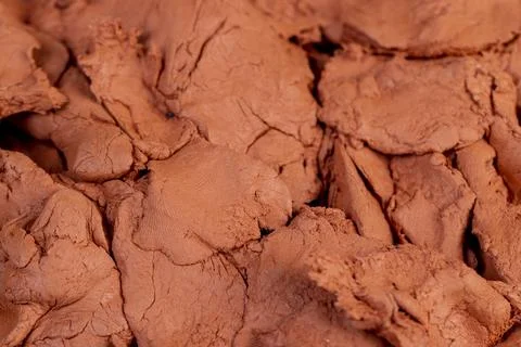 A special paste with the addition of orange clay for creativity and modeling Stock Photos