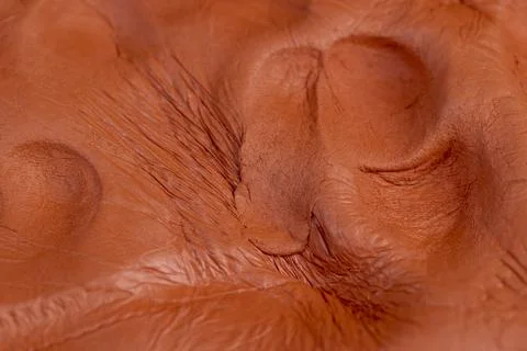 A special paste with the addition of orange clay for creativity and modeling Stock Photos