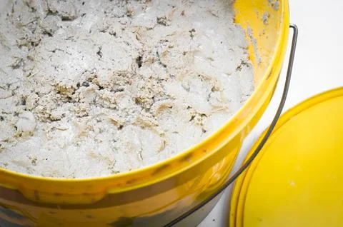 A special paste for cleaning hands from dirt as a result of working with Stock Photos