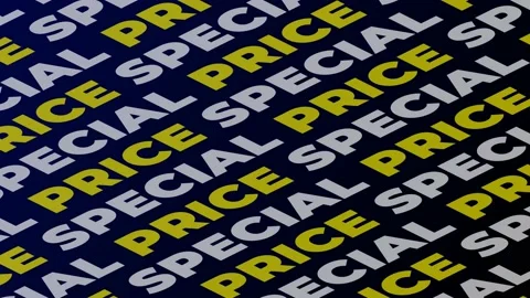 Special Price. Animation of the text in the isometry. Stock Footage 165079200