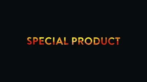 Special Product motion text with glitch effect and retro colors Stock Footage 227666590