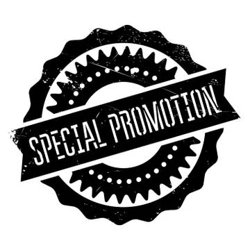 Special promotion stamp Stock Illustration