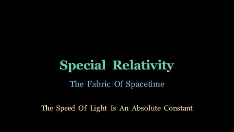 Special Relativity - The fabric of spacetime Stock Footage 339266569