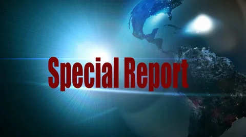 Special Report Stock Footage 27760292