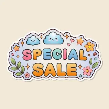 Special-sale-label Illustration