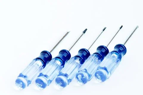 Special screw drivers Stock Photos