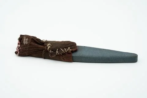 Special sharpening stone for sharpening the knife Stock-Fotos