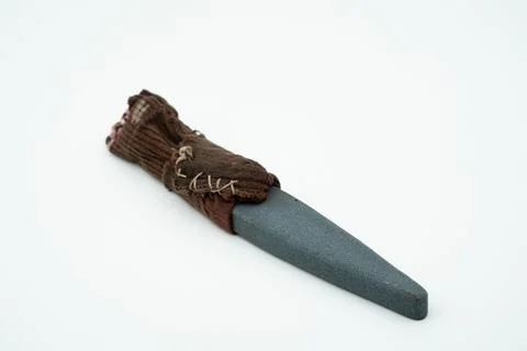 Special sharpening stone for sharpening the knife close up Stock-Fotos