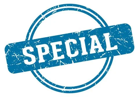 Special stamp Stock Illustration