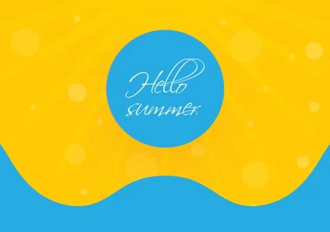 Special summer background, vector design, eps10 Illustrazione stock