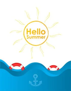 Special summer background, vector design, eps10 Stock Illustration