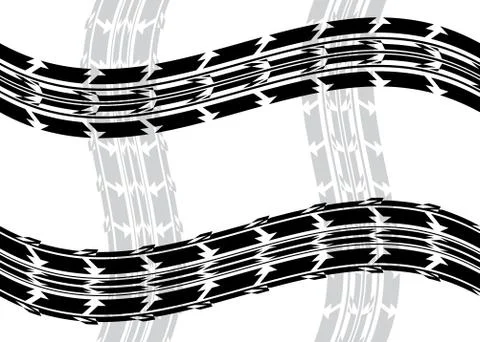Special tire background Stock Illustration