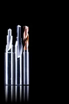 Special tools isolated on dark background. Made to order special tools. Coate Foto stock
