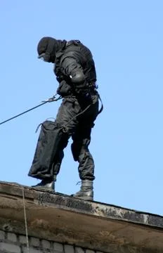 Special troops Foto stock