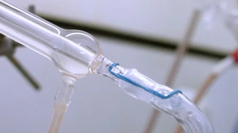 Special tube in lab Stock-Footage 52034070